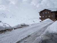 Winter Landscape in the French Alps