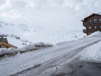 Winter Landscape in the French Alps