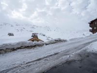 Winter Landscape in the French Alps