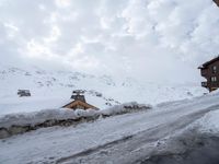 Winter Landscape in the French Alps