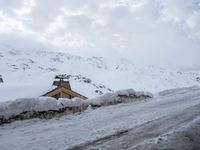 Winter Landscape in the French Alps