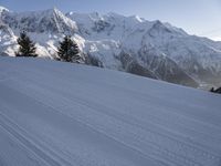 Winter Landscape of Mont Blanc