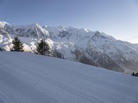 Winter Landscape of Mont Blanc