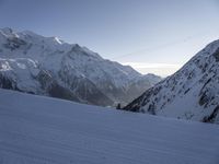 Winter Landscape of Mont Blanc