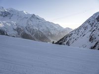 Winter Landscape of Mont Blanc