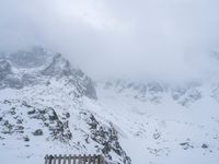 Winter Landscape of Mont Blanc in the Alps