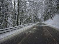 Winter Landscape: Mountains and Forests in Snow