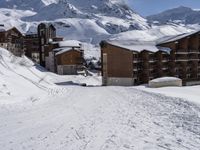 Winter Landscape: Majestic Mountain Range in France