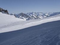 Winter Landscape: Mountain Range in Italy