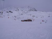 Winter Landscape: A Majestic Mountain View