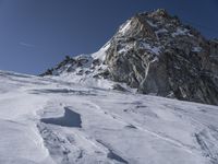 Winter Landscape: A View of Mountains in Italy