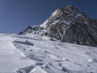 Winter Landscape: A View of Mountains in Italy