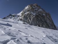 Winter Landscape: A View of Mountains in Italy