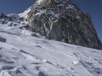 Winter Landscape: A View of Mountains in Italy