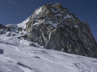 Winter Landscape: A View of Mountains in Italy