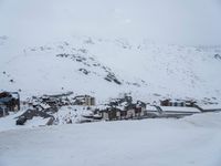 Winter Landscape: Mountains in the Alps