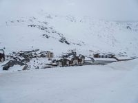 Winter Landscape: Mountains in the Alps