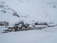 Winter Landscape: Mountains in the Alps