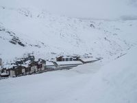 Winter Landscape: Mountains in the Alps