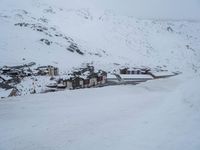 Winter Landscape: Mountains in the Alps