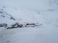 Winter Landscape: Mountains in the Alps