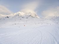 Winter Landscape: Majestic Mountains in Europe