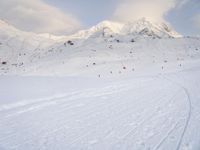 Winter Landscape: Majestic Mountains in Europe