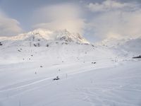 Winter Landscape: Majestic Mountains in Europe