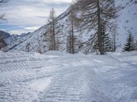 Winter Landscape of Mountains in Germany