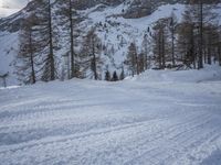 Winter Landscape of Mountains in Germany
