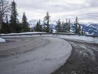 Winter Landscape Road in Germany