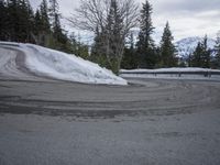 Winter Landscape Road in Germany