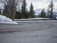 Winter Landscape Road in Germany