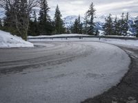 Winter Landscape Road in Germany