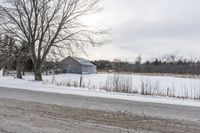 Winter Landscape in Rural Ontario