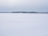 Winter Landscape in Suburban Sweden