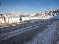 Winter Landscape in the Swiss Alps