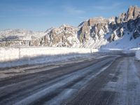 Winter Landscape in the Swiss Alps