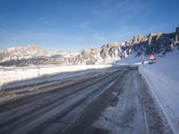 Winter Landscape in the Swiss Alps