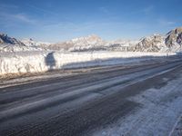 Winter Landscape in the Swiss Alps