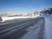 Winter Landscape in the Swiss Alps