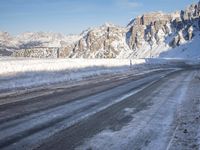 Winter Landscape in the Swiss Alps