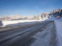 Winter Landscape in the Swiss Alps