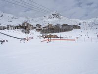 Winter Landscape View of the French Alps