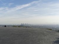 Winter Morning in the City: Overlooking the Coastal Shore