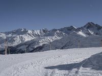 Winter Mountain Landscape in France