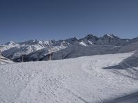 Winter Mountain Landscape in France