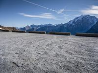 Winter Panorama of Stelvio Pass, South Tyrol, Italy