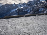 Winter Panorama of Stelvio Pass, South Tyrol, Italy