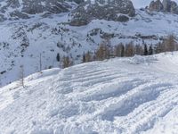 Winter Road in the German Alps
